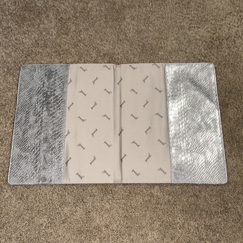 Silver Snake Print Journal Cover